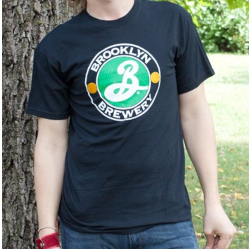 Brooklyn Brewery Beer Logo Unisex Black T-Shirt